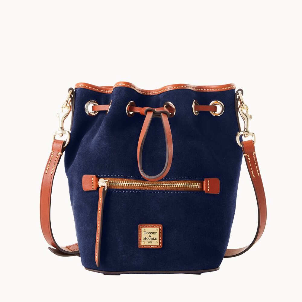 Dooney & Bourke Suede Small Drawstring Crossbody